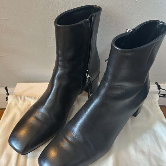 Aeyde Lee Calf Leather Ankle Boots Size 42 - Picture 4 of 5